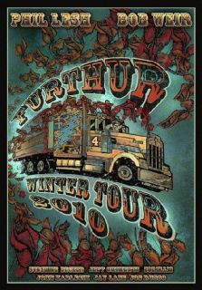 Furthur Weir Lesh Winter Grateful Dead Concert Poster Dubois
