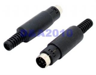 Male 7 Pin 7p Plug Mini DIN Mini DIN Cable Connector Adapter