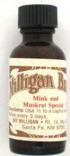 Muskrat Special Trapping Lure Milligan Brand Lure,Mink Lure.1 ounce