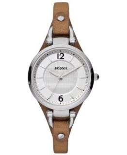 Fossil Watch, Womens Georgia Sand Leather Strap 32mm ES2830   All