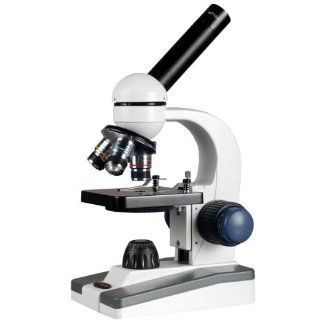 Amscope 40x 1000x All Metal Cordless Student LED Compound Microscope