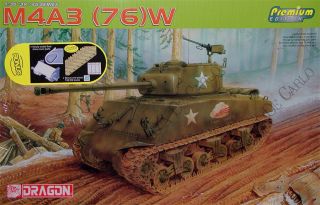 Dragon 6325 Sherman M4A3 76 w w Duckbill Tracks 1 35