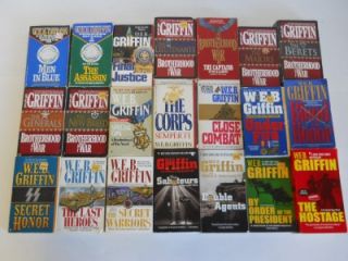 Lot of 21 W. E. B. Griffin Fiction Military Paperback Books~ Corps
