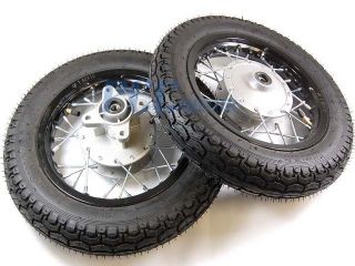 10 Wheels Set w Motard Tires Honda XR50 CRF50 CRF70