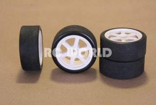 RC 1 10 Tamiya Car Tires Wheels Rims Package Toms Supra