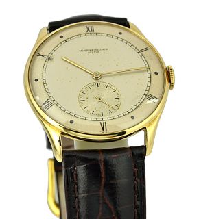 Constantin Circa 1940s 18K Solid Gold Manual Wind 35mm Watch