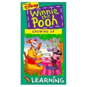 Winnie The Pooh Growing Up Learning VHS Kids AA Milne