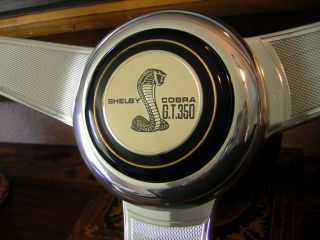 Shelby Cobra GT350 67 Nardi Wood Steering Wheel 15