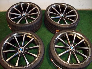 22 BMW 7 Series Wheels and Tires Package for F01 F02 2009 7 740 750
