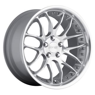 MRR GT07 18x9 5 5x120 40 Hyper Silver Rims Wheels