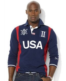 Polo Ralph Lauren Big and Tall Jacket, Country Big Pony Rugby Jacket