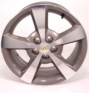 17 Chevy Malibu Factory Wheel Machined Grey 5334