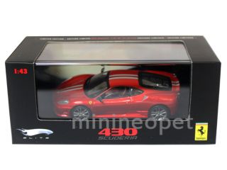 Hot Wheels Elite N5950 Ferrari 430 Scuderia 1 43 Diecast Red