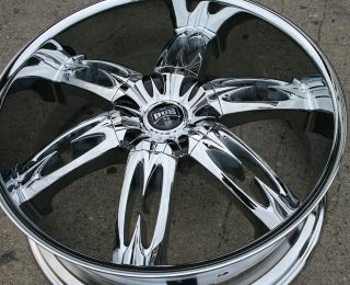 Dub Nasty S157 24 Chrome Rims Wheels GMC Acadia 07 Up 24 x 9 5 6H 30