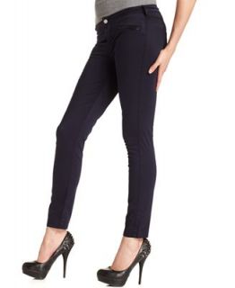 GUESS Jeans, Moto Skinny Navy Blue Wash Colored Denim