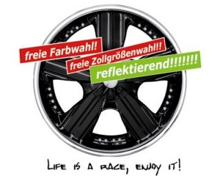Refl Rim Wheel Stripes FÜR Daihatsu Charmant