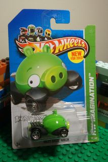 Hot Wheels Rovio Green Angry Birds Minion Pig Diecast HW Imagination