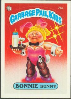 Garbage Pail Kids 76a Bonnie Bunny Topps 1985 NRMINT