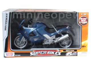 Motormax BMW K1200RS Super Bike Motorcycle 1 6 Blue