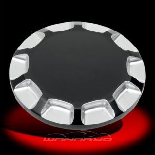 Straight Cut Gas Cap Non Vented Chrome for 84 96 Harley Models