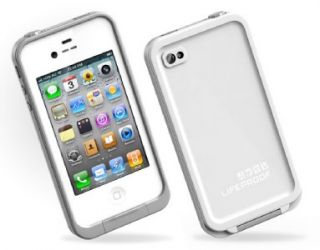 White Lifeproof Ultra Thin Waterproof Shell iPhone 4 Waterproof Case