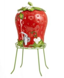 Martha Stewart Collection Serveware, Strawberry Beverage Dispenser