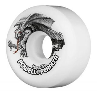 Powell Peralta Oval Dragon Skateboard Wheels 56mm Slv