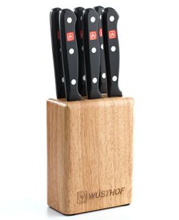 Wusthof Gourmet 7 Piece Steak Knife Block Set   Cutlery & Knives