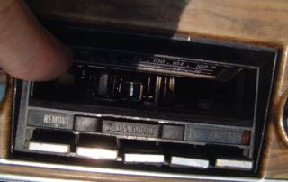 This is an original AM FM 8 track stereo from a 1974 Cutlass or 442.