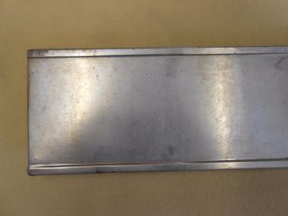74 77 Camaro Type Lt Stainless Rear Panel Trim with Emblem Used