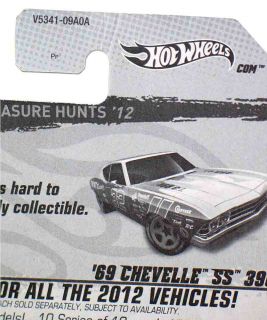 2012 Hot Wheels 69 Chevrolet Chevelle SS 396 Treasure Hunt