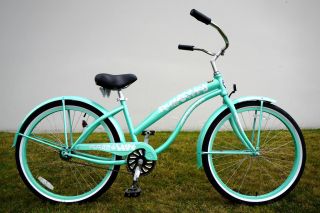 26 Lady Beach Cruiser Bike Bicycle Single Speed by Greenline Color