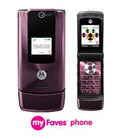 Motorola W490 Purple T Mobile Cellular Phone