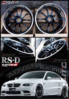 Advan RS D Wheel Rim 20 20x9 20x10 5 BMW 1M E90 E92 M3 E60 F10 M5 M6