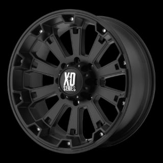 Black Rims with 325 50 22 Nitto Trail Grappler MT Tires Wheels