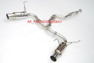 Invidia N1 Dual Stainless Steel Catback Exhaust 08 09 10 11 12 13 WRX