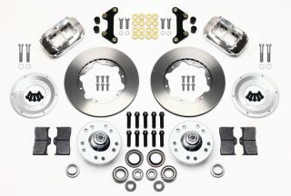 Wilwood Disc Brake Kit Front 49 54 Chevy 11 Rotors Polished Calipers