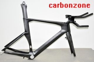 2013 New Di2 Full Carbon Triathlon Time Trial TT Bike Frame Fork
