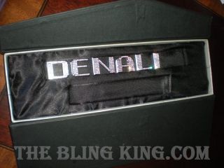 GMC Denali Iced Out EMZ Swarovski Crystal Chrome Emblem