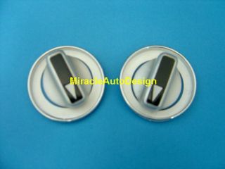 MERCEDES BENZ W124 METAL A/C SWITCH COVERS + CHROME RIMS + WHITE FACES