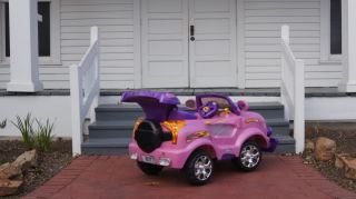 New Big Kids Pink Remote Control Ride on Car Ride on Power 6V Wheels