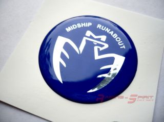 Midship Runabout Emblem for Toyota Mr s Spyder Mr 2 JDM