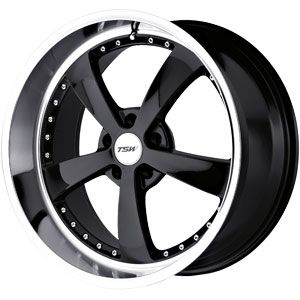 New 17X8 5 120 Strip Gloss Black Machined Lip Wheels/Rims