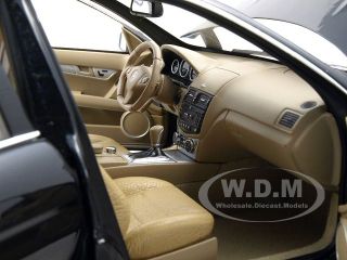 Mercedes C63 AMG Black w Leather Seats 1 18 Autoart