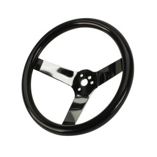 New Speedway 12 Classic Solid 3 Bolt Steering Wheel, No Holes, 3.5