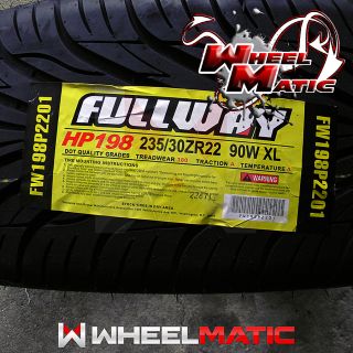 New 235 30R22 Fullway HP198 Tire 235 30 22 2353022