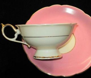 Royal Bayreuth Pink Rose Antique Bavaria Tea Cup and Saucer