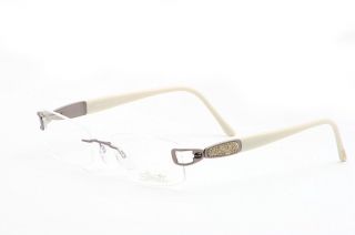 Silhouette Eyeglasses Limelight 6760 6052 Ivory Brown