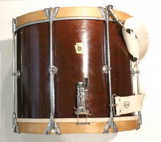 Vintage Pre Serial Keystone Badge Ludwig Marching Snare Drum 60s 15 x