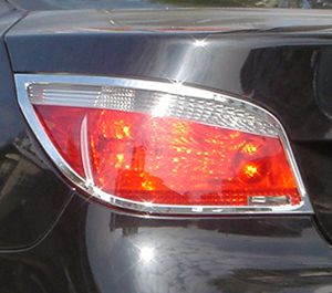 BMW 5 Series E60 Chrome Rear Tail Light Lamps Rims Covers Set